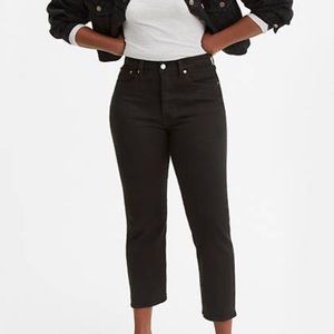 Wedgie straight ankle crop jeans